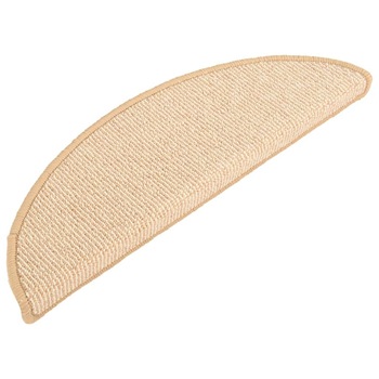 Set covorase pentru trepte scara, 15 buc, crem, 56x17x3 cm 149853 Set covorase pentru trepte scara, 15 buc, crem, 56x17x3 cm 149853