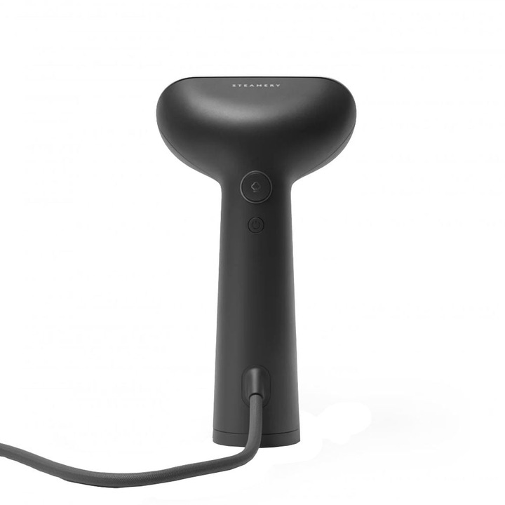 Вертикална парна ютия Steamery Stockholm, Cirrus No 3, функция против издуване, автоматичен стоп, 90 ml, черна