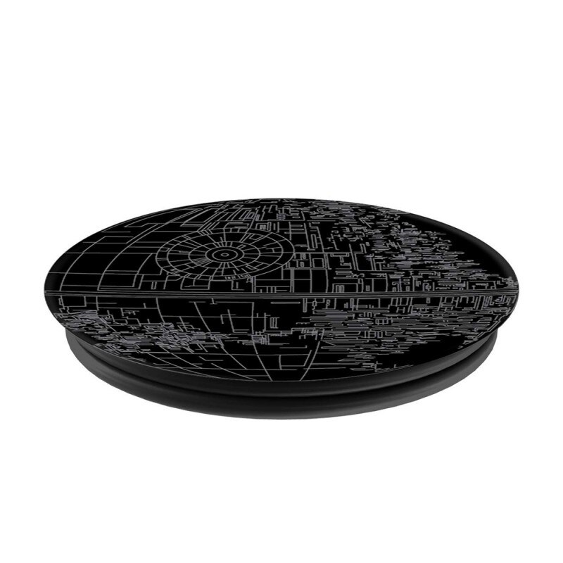 Suport Telefon PopSockets - PopGrip - Death Star Alum