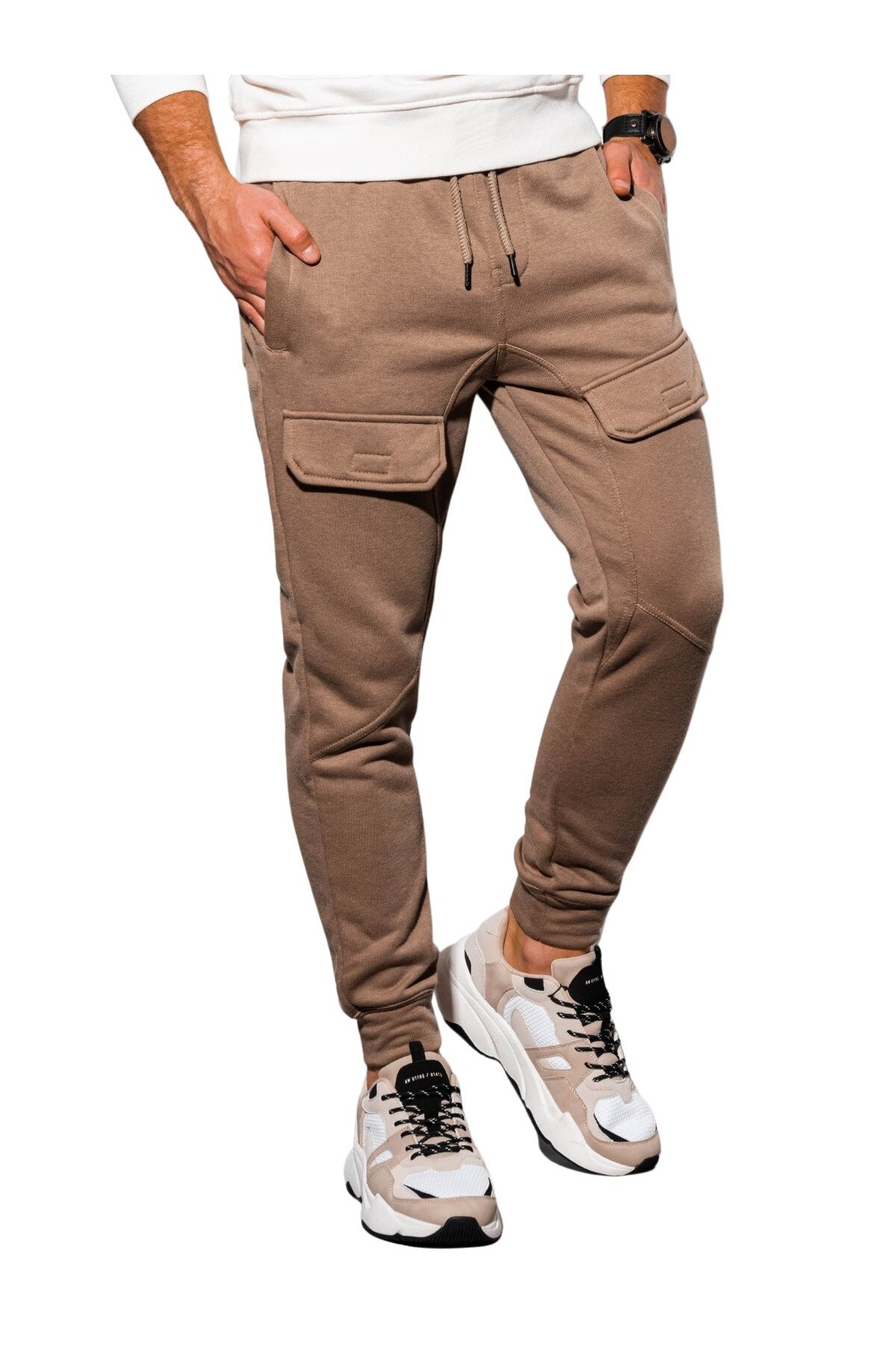 Pantaloni de trening barbati - P904, Camel