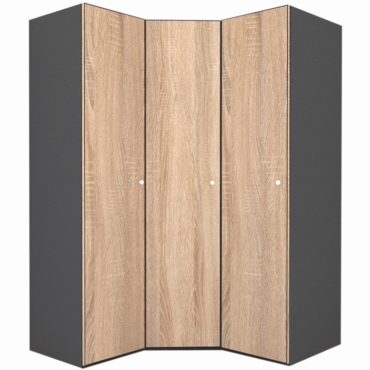 Dulap de Colt Genarom LEX Model A, Decor 3025, 153-153 x 218 x 66 cm