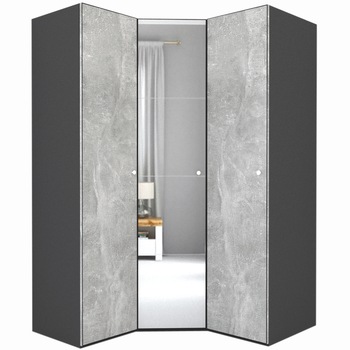 Dulap de Colt Genarom LEX Model A, Decor 4298 / Oglinda, 153-153 x 240 x 66 cm Dulap de Colt Genarom LEX Model A, Decor 4298 / Oglinda, 153-153 x 240 x 66 cm