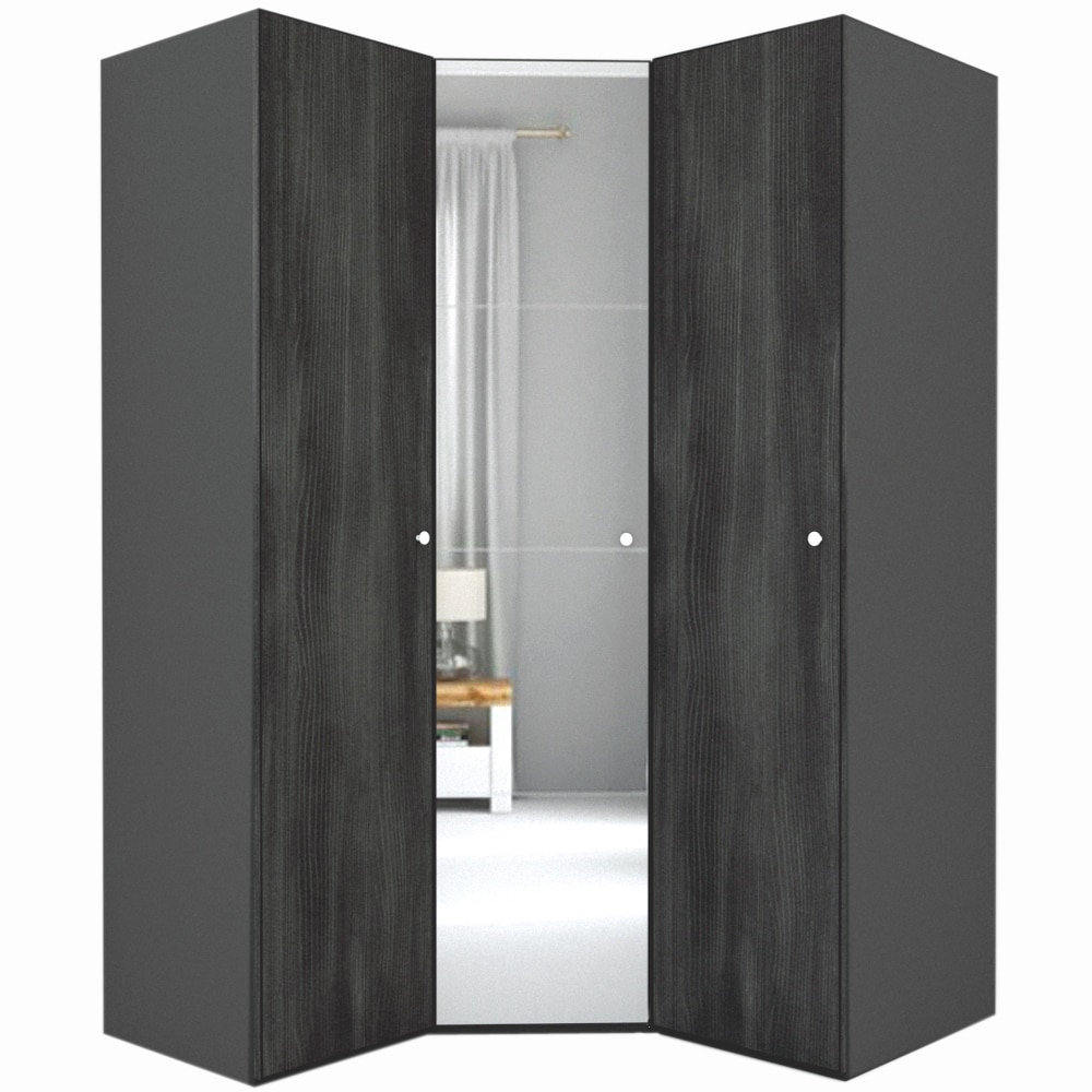 Dulap de Colt Genarom LEX Model A, Decor 8509 / Oglinda, 153-153 x 218 x 66 cm