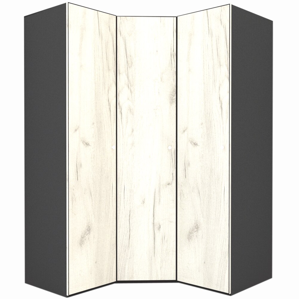 Dulap de Colt Genarom LEX Model A, Decor K001, 153-153 x 240 x 66 cm