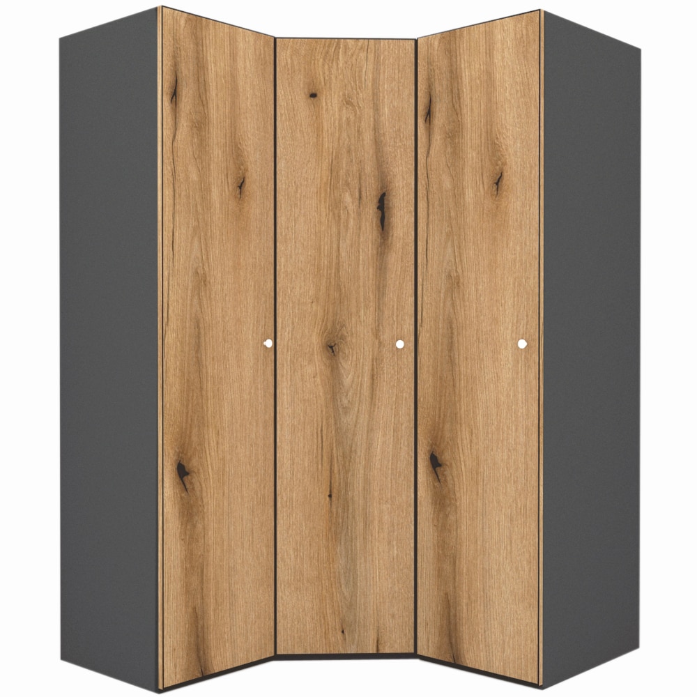Dulap de Colt Genarom LEX Model A, Decor K365, 153-153 x 240 x 66 cm