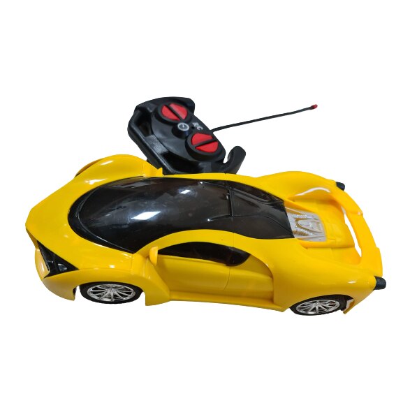 Masinuta galbena cu telecomanda FAST RACER speed power marime1/16