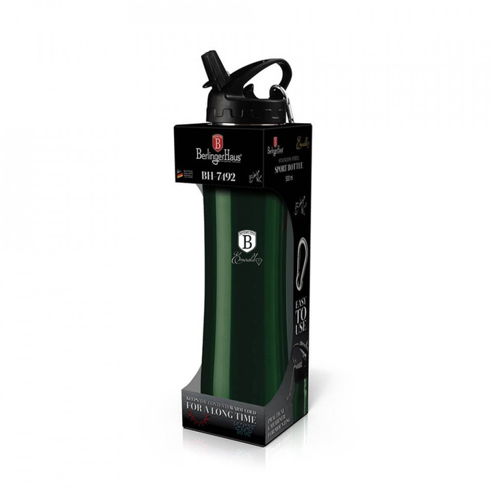 Спортен термос BerlingerHaus, Emerald Collection, BH 7492