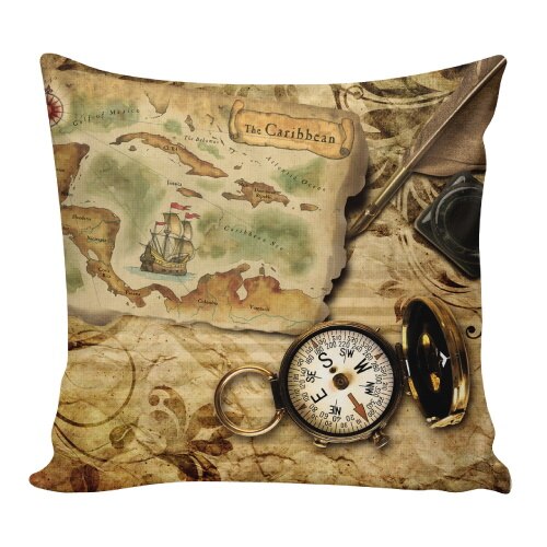 Perna decor Casablanca, poliester + fibra poliester siliconizata, 43 x 43 cm, se adapteaza la temperatura corpului si o mentine constanta