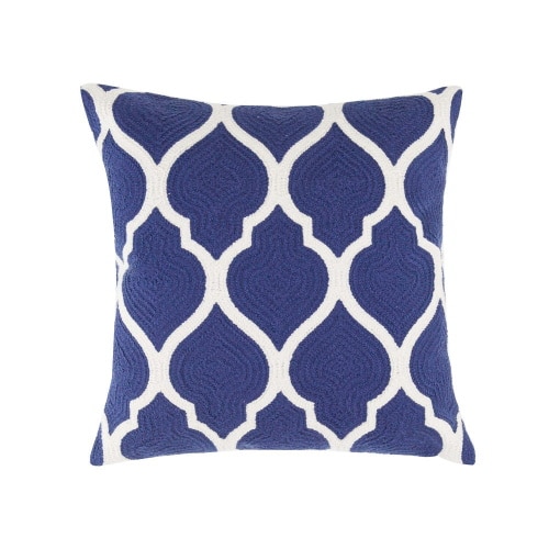 Perna decor, fata din poliester + bumbac, umplutura din poliester, 43 x 43 cm, usor de curatat