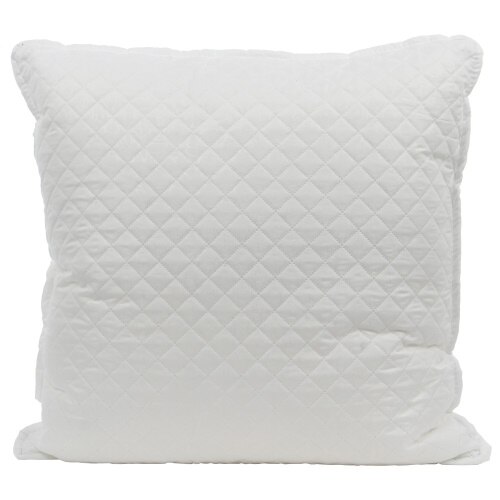 Perna pentru dormit, matlasata, micro poliester microfibra soft touch, puf siliconizat, alb, 70 x 70 cm, antialergenica