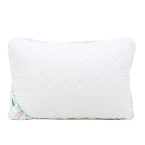 Perna pentru dormit Minet, hipoalergenica, matlasata, fibra poliester si microfibra, alb, 50 x 70 cm