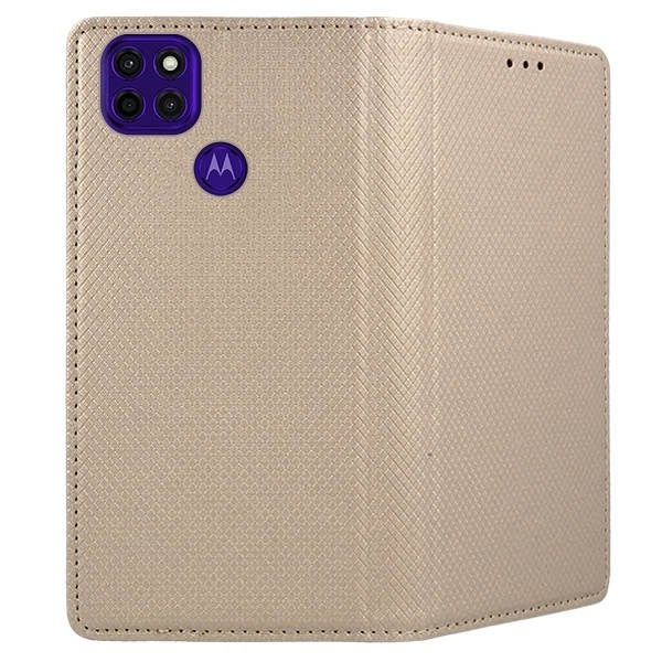 Husa pentru MOTOROLA Moto G9 Power - Smart Magnet (Auriu)