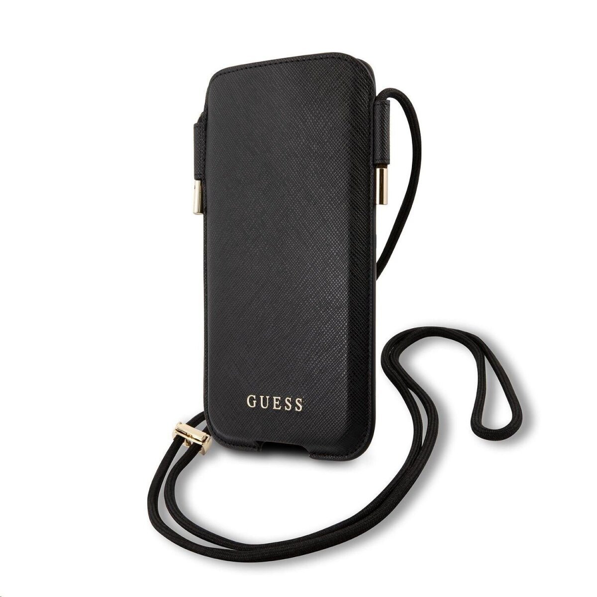 Geanta Guess PU Saffiano Script Logo pentru marimea L Black