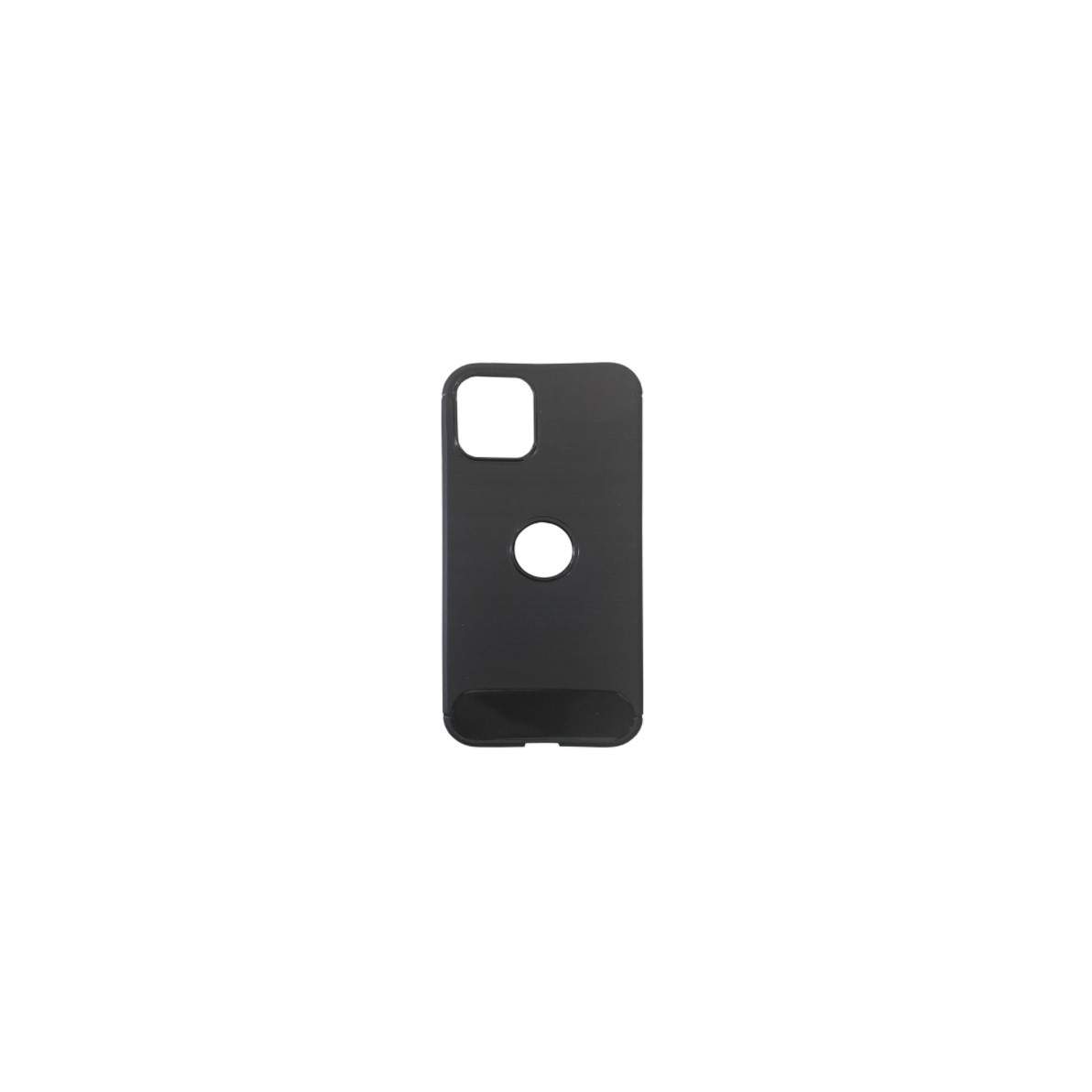 Husa de protectie spate pentru iPhone 12, iPhone 12 Pro, TPU, Negru