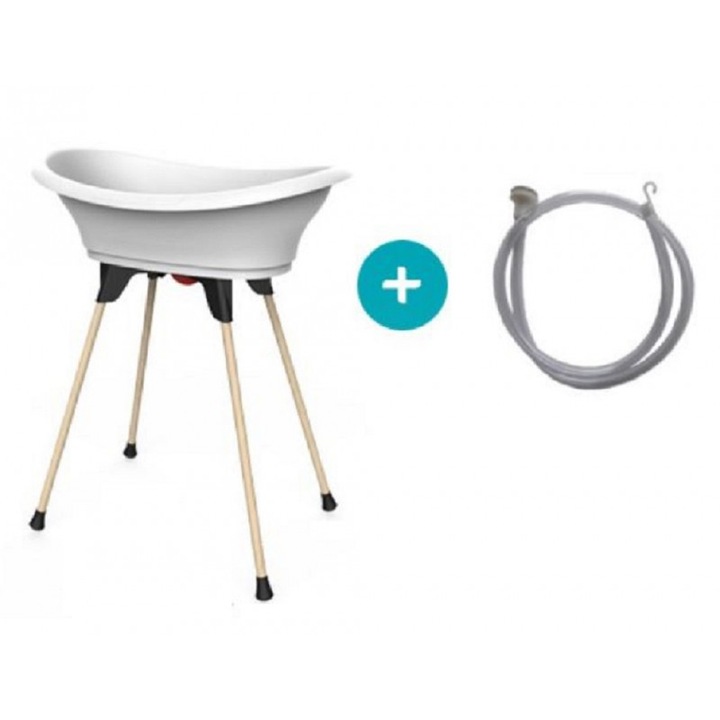Вана със стойка за баня Thermobaby VASCO, Бяла