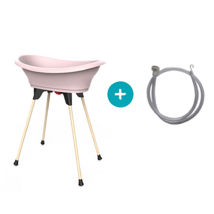 Вана със стойка за баня Thermobaby VASCO, Розова