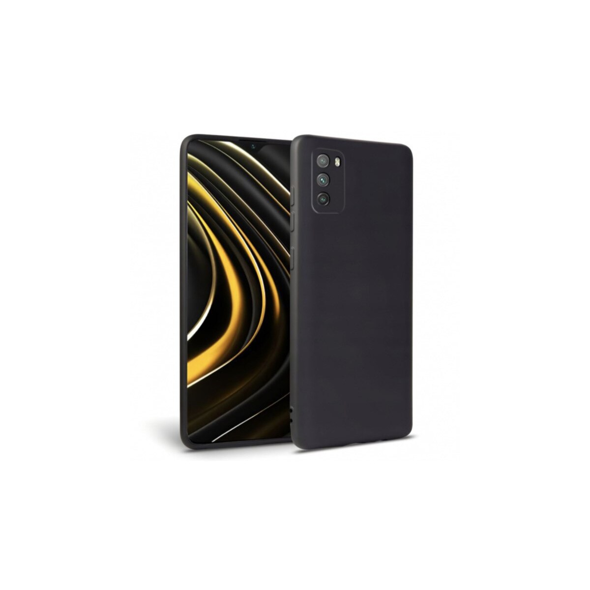 Husa din TPU full back compatibil cu Xiaomi POCO M3, Negru