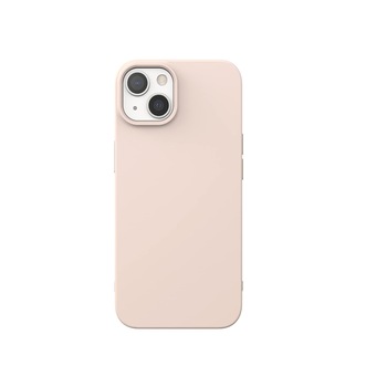 Husa compatibila cu iPhone 13, slim din silicon, interior din catifea, Roz Pal, PlanetPhone Husa compatibila cu iPhone 13, slim din silicon, interior din catifea, Roz Pal, PlanetPhone