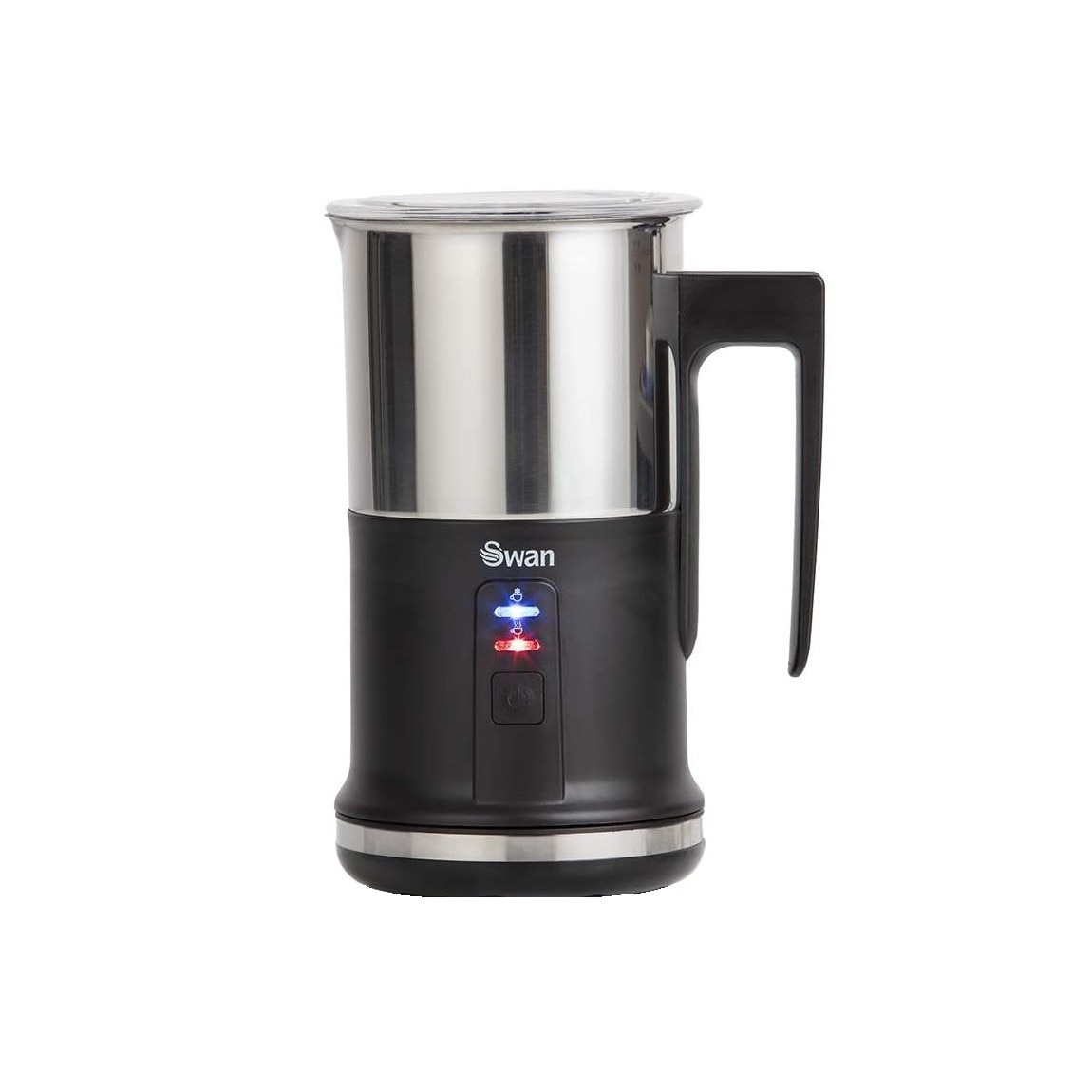 Aparat de facut spuma de lapte Swan SK33020BLKN, putere 500W, functie de incalzire lapte, 2 straturi antiaderente, culoare negru