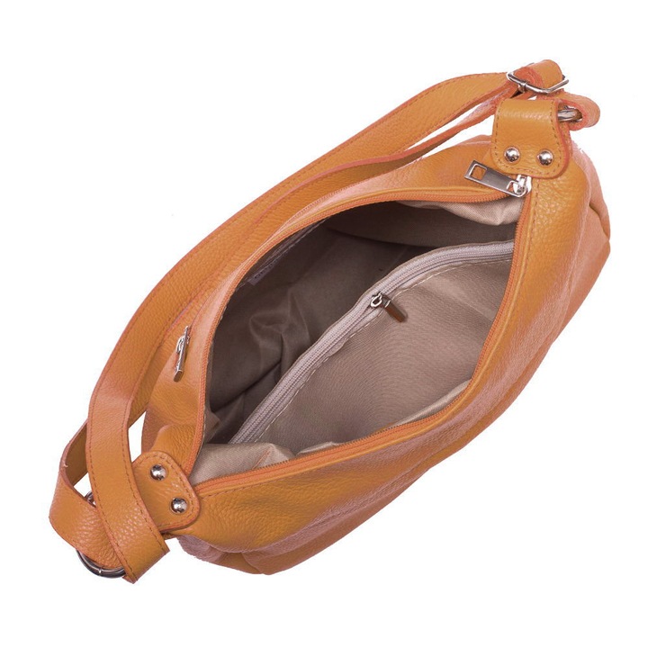 Amelia konyak természetes bőr retikül