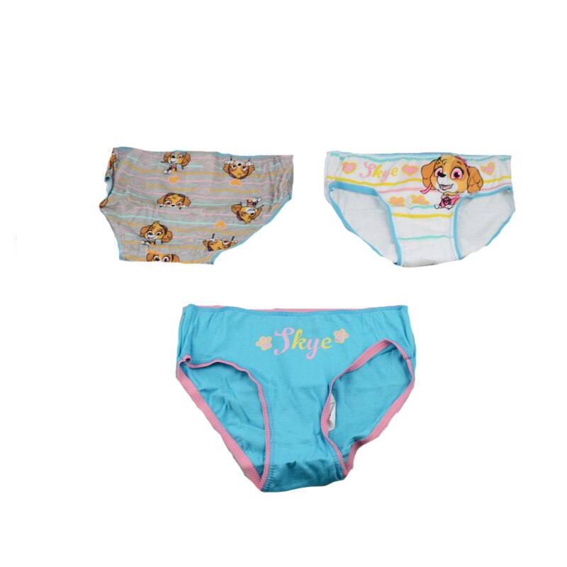 Set 3 chiloti fete Paw Patrol Disney CPP1-A-122-128-cm, Multicolor 122-128 CM