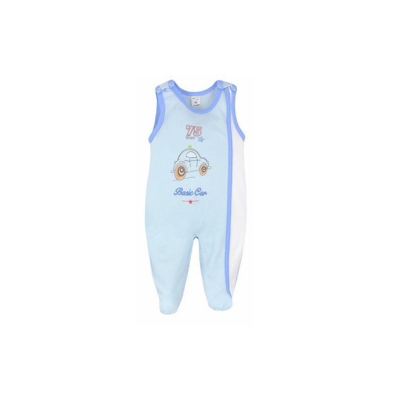 Salopeta fara maneci pentru baieti Koala Maly Sportowiek B01-049-74-cm, Albastru 3668