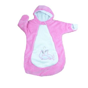 Combinezon de iarna pentru fete Pifou CS473-4, Roz 56-60 CM Combinezon de iarna pentru fete Pifou CS473-4, Roz 56-60 CM