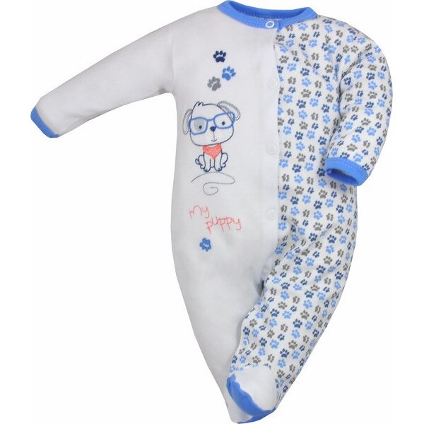 Salopeta cu maneca lunga pentru copii Koala Beti 2672-A-56, Albastru 6401