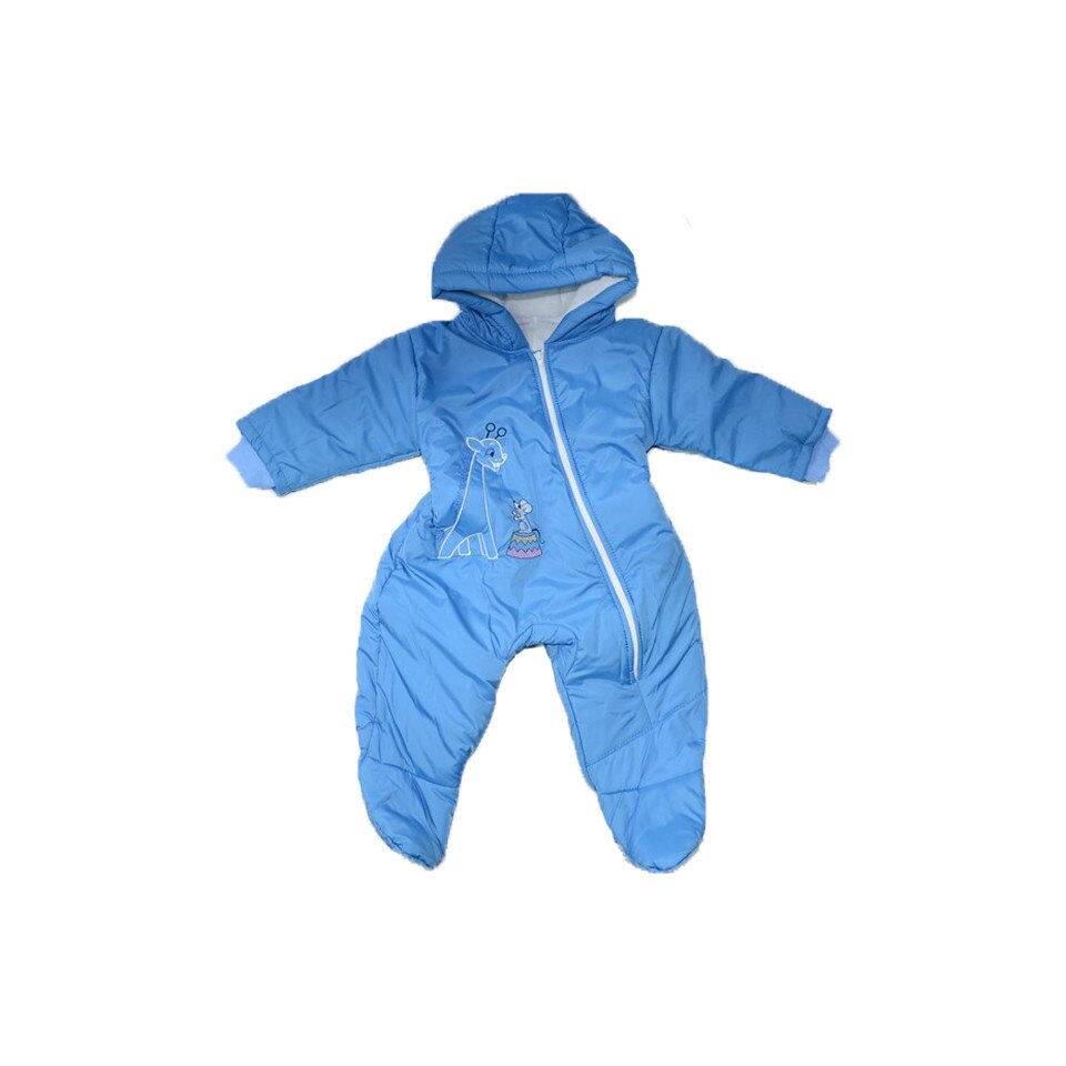 Combinezon de iarna pentru baieti Pifou Model Model 36A-2, Albastru 68 CM