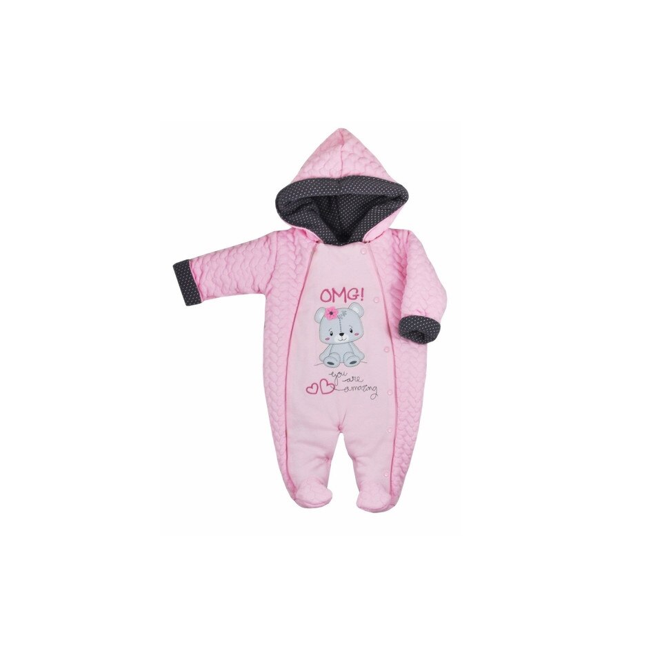 Combinezon de iarna pentru copii Koala Amazing 05-509R, Multicolor 74 CM