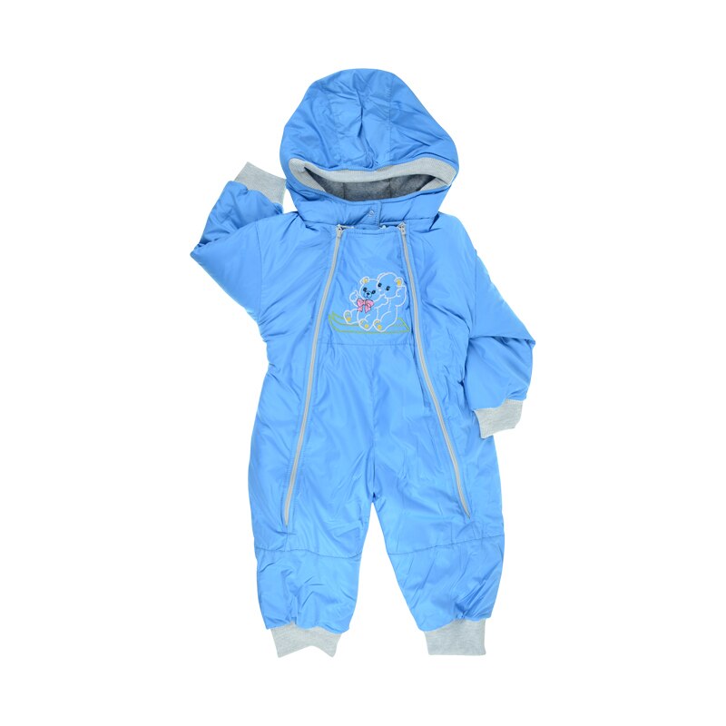 Combinezon de iarna pentru baieti Pifou Model 38 611564-1, Albastru 80 CM