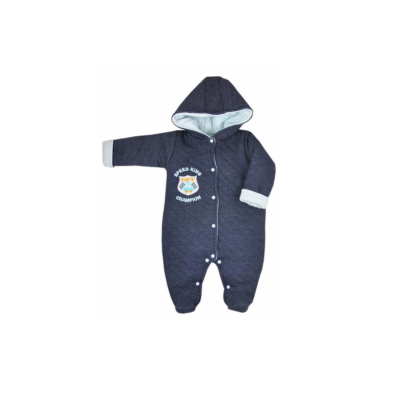 Combinezon de iarna pentru baieti Koala Champion 05-515B, Bleumarin 68 CM