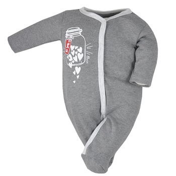 Salopeta pentru copii Koala To You 08-174-62-cm, Gri 62 CM Salopeta pentru copii Koala To You 08-174-62-cm, Gri 62 CM