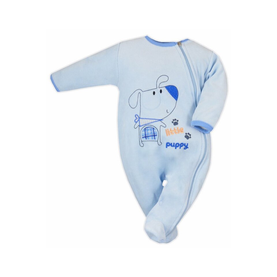 Salopeta cu maneca lunga pentru baieti Koala Mysz I Pies 3715-AL1-74-cm, Albastru 74 CM