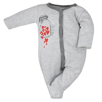 Salopeta pentru copii Koala To You 08-174G-62-cm, Gri 62 CM Salopeta pentru copii Koala To You 08-174G-62-cm, Gri 62 CM