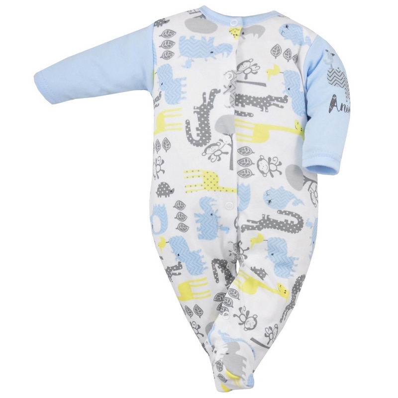 Salopeta cu maneca lunga pentru baieti Koala Zwierzyniec 06-382-62-cm, Multicolor 62 CM