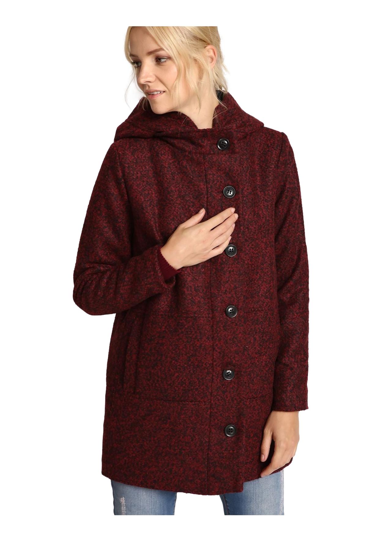 Palton dama TOP SECRET Maelstone, Bordo, S