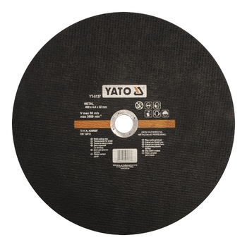 Disc pentru taiat metal YATO, 400 x 4 x 32 mm Disc pentru taiat metal YATO, 400 x 4 x 32 mm