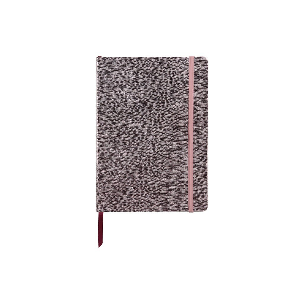 Notebook coperta moale piele, A5, 144 pagini, Clairefontaine Celeste, Roz