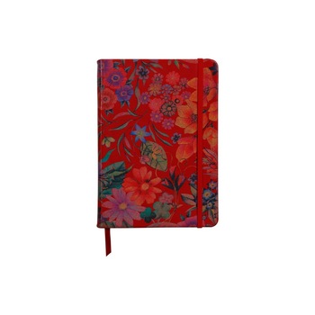 Notebook coperta moale piele, A5, 144 pagini, Clairefontaine Celeste, Rosu Notebook coperta moale piele, A5, 144 pagini, Clairefontaine Celeste, Rosu