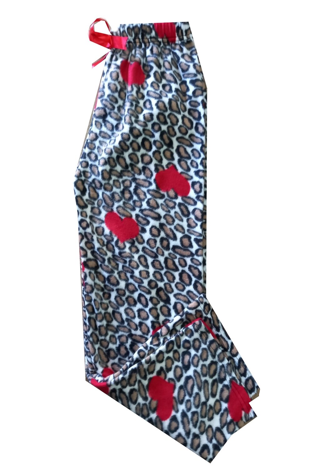 Pantaloni lungi polar dama,imprimeu animal print