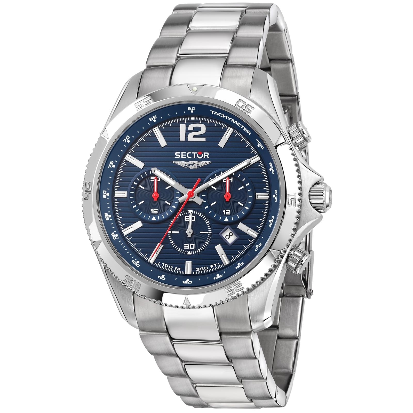 Ceas barbatesc Sector R3273631003 Quartz Argintiu