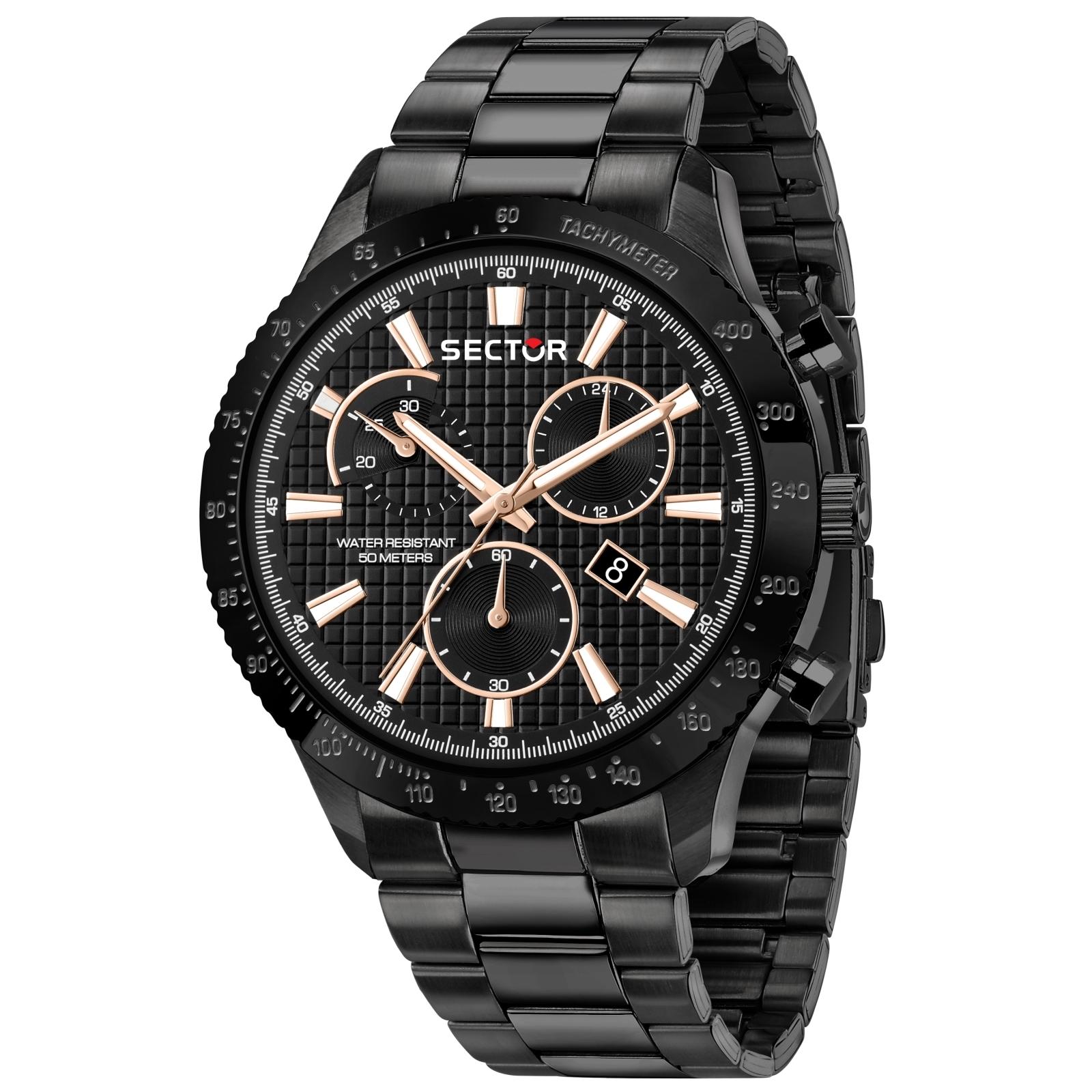 Ceas barbatesc Sector R3273778001 Quartz Negru