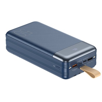 Acumulator extern portabil profesional NYTRO PowerBank 50000mAh, Cablu integrat 4in1, 2x USB-A, 1x USB-C, Afisaj, Lanterna, 22.5W - 4.5A, Blue Acumulator extern portabil profesional NYTRO PowerBank 50000mAh, Cablu integrat 4in1, 2x USB-A, 1x USB-C, Afisaj, Lanterna, 22.5W - 4.5A, Blue