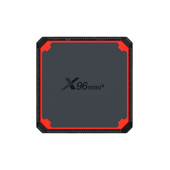 Mini PC Tv Box Techstar® X96 Mini+, Procesor Amlogic S905W4, Android 9, UHD 4K, HDR, 2GB RAM LPDDR4, 16GB ROM, WiFi 5G, Telecomanda