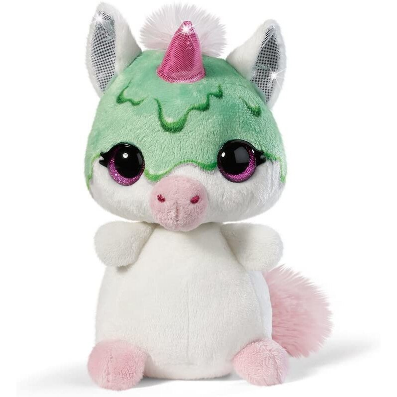 Jucarie de plus Unicorn, Nici, Multicolor, 12 cm