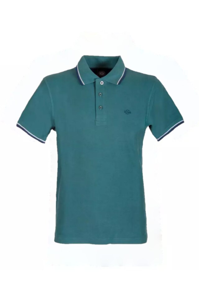 Tricou Polo Barbati Nazareno Gabrielli din bumbac, Verde