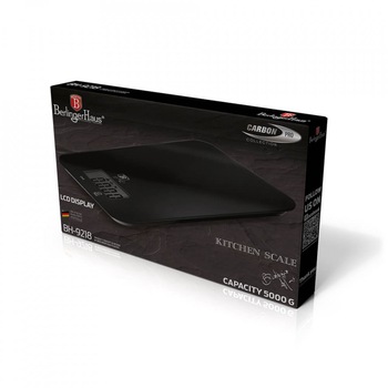 Cantar digital de bucatarie Metallic Line Carbon Pro Edition BerlingerHaus BH 9218 Cantar digital de bucatarie Metallic Line Carbon Pro Edition BerlingerHaus BH 9218