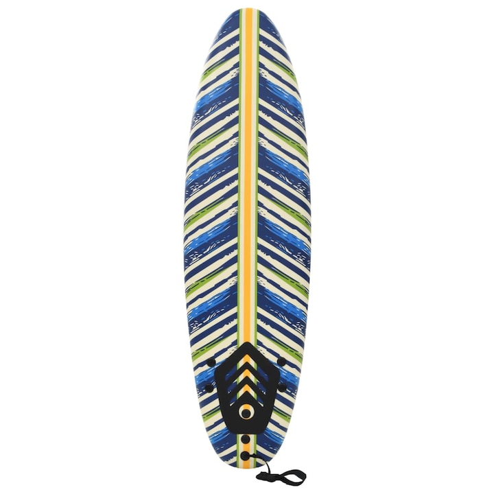 Placa surf vidaXL, Plastic, 170 x 46,8 x 8 cm, Multicolor, 91685