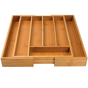 Suport tacamuri Quasar & Co, extensibil, bambus, 25,5-39,5 x 35,5 cm, natur Suport tacamuri Quasar & Co, extensibil, bambus, 25,5-39,5 x 35,5 cm, natur